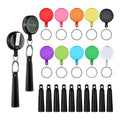 Elastic Silicone Retractable Pencil Holder Duty Retractable Pull Pen for Woodwork Bricklayer Handicraft Maker