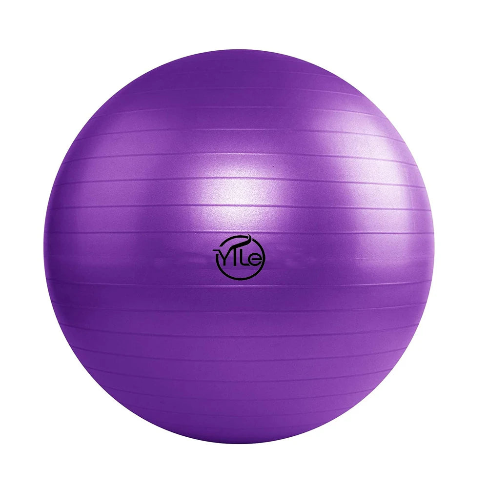 Eco Friendly Anti Burst pink Custom Fitness Exercise Pvc Kids Yoga Ball with Pump