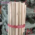 Factory Direct Sales 120cm Length Natural Polish Wooden Broom Handle Mop Broom Wood Stick