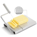 Kitchen Gadgets Scaled Cheese Slicer Cutter Board Cutting Board Chocolate Grater Stainless Steel Wire Cheese Slicer