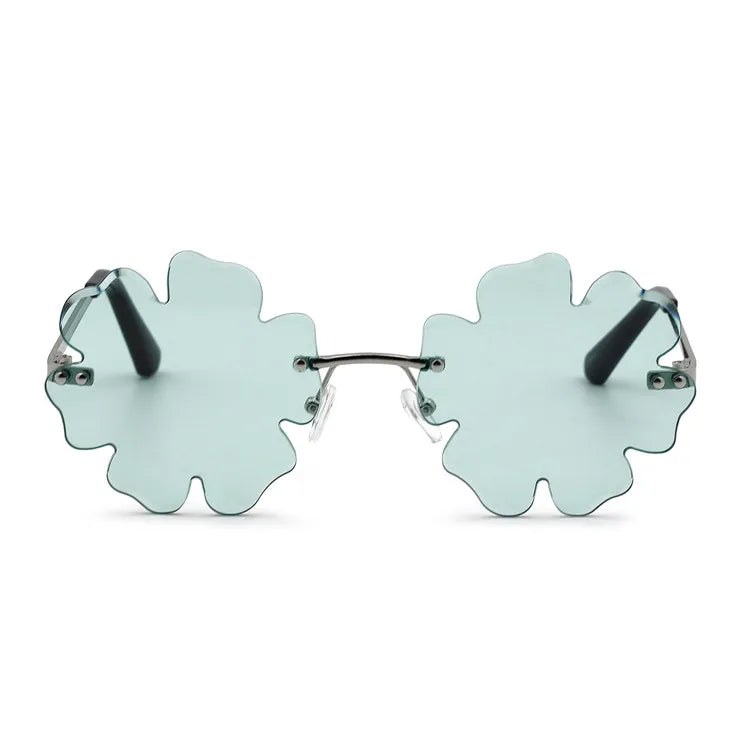 VIFF HM21443 Clover Rimless Funny Glasses