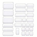 21/26pcs Clear Plastic Drawer Storage Boxes Durable Household Drawer Organizer Set for Utensils/Stationery/Makeup Items