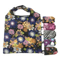 New Custom Promotional Eco Polyester Foldable Recycle Reusable Grocery Tote Folding Shopping Bag