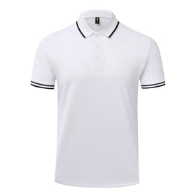 Custom Logo Men's Golf for Shirt Embroidered Pattern Velour Fabric Short Sleeve Regular Fit Pocket Design Casual Style