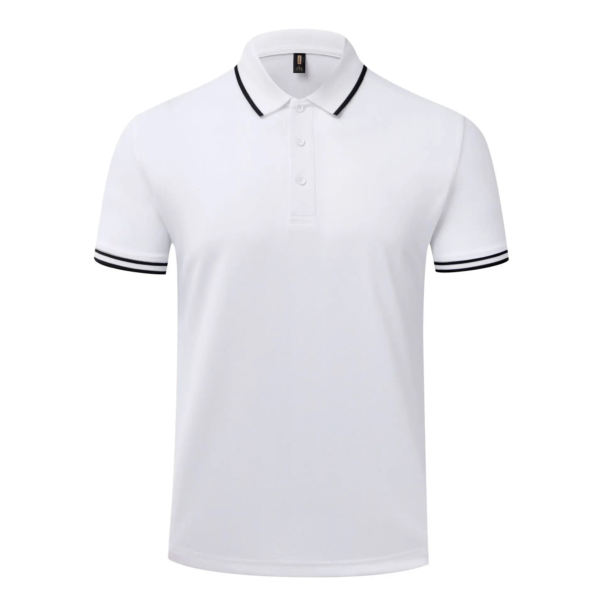Custom Logo Men's Golf for Shirt Embroidered Pattern Velour Fabric Short Sleeve Regular Fit Pocket Design Casual Style