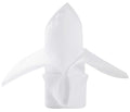 White 20 Inches Polyester Durable Soft Absorbent Tablecloth Table Dinner Cloth Napkins With Hemmed Edges for Banquets Dinner Hol