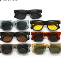 Custom Logo Luxury Designer Sunglasses Anti-Fog Men Women Frame in Yellow Fashionable Style with Tac Lenses PC Material