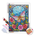 Wholesale Printed 5D Diamond Painting Accessories Butterflies and Flowers Window Decals Home Wall Decoration