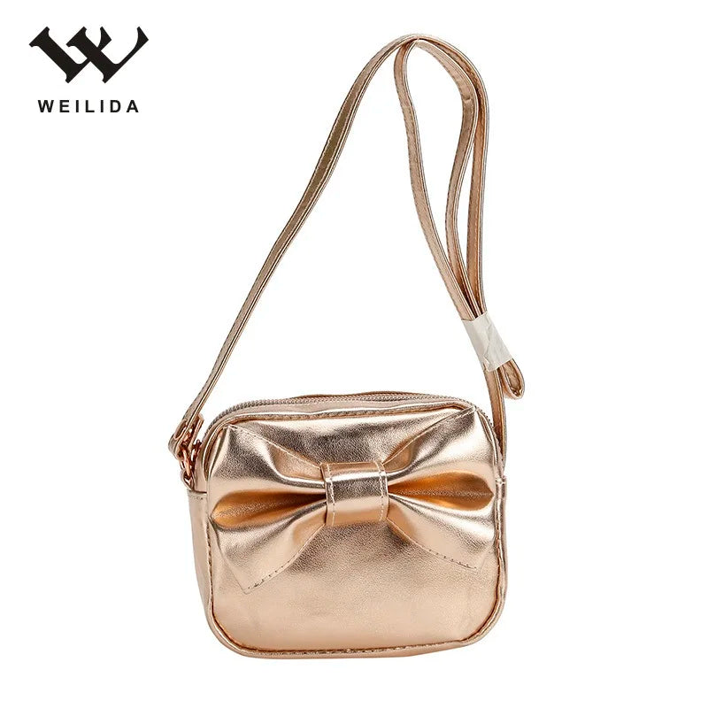 Fashion PU Leather Kids Messenger Bag Korean Kids Small Purse Custom Crossbody Bag Shoulder Bag