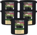 Thicken Fabric Felt Planters Flower Pots Non Woven Grow Bags for Plants 3 5 7 10 Gallon Grow Bags with  Handle