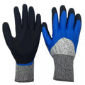Wholesale Sonice Durable Cut-Resistant EN388 Grey S-XXL Nitrile Double-Coated Textured Customizable Protective Safety Gloves