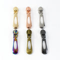 MeeTee ZT136 5# Luggage Sewing Accessories Clothing Bag Alloy Zipper Puller Handbags Nylon 5 Zippers Slider Head