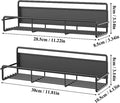 Custom Magnetic Metal Spice Rack for Kitchen for Storing Spice Jars and Seasoning Bottles in Refrigerator