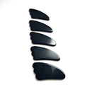 Diy New Arrival Spiky Black Obsidian Guasha Tool Good for Health Body Equipment Spiky Guastone Skin Care Set