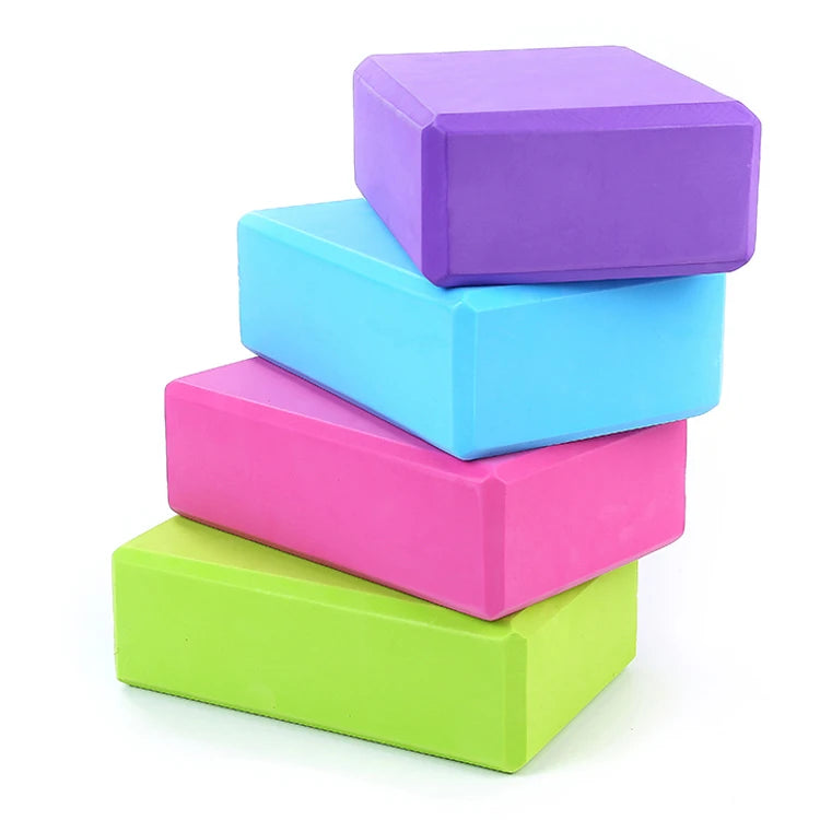 2026 Manufacturer Eco Friendly High Density Comfortable Printed logo Soft Thick EVA Foam Yoga Block Body Building for Women