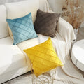 Sofa Pillow Dutch Velvet Pillow Home Sofa Decoration Personalized Pillowcases Standard Size 45*45cm Popular Pillow Cover Ins