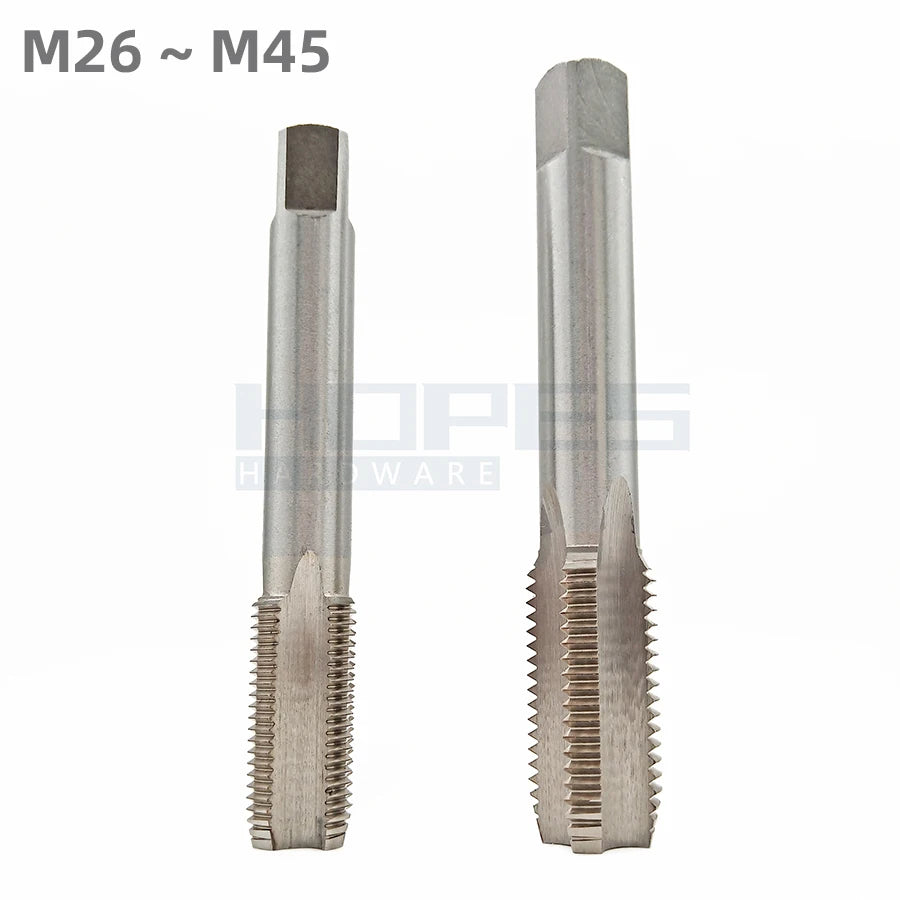 HSS6542 Straight Flute Screw Taps M26 M27 M28 M29 M30 M31 M32 M33 M34 M35 M36 M37 M38 M39 M40 M41 M42 M43 M44 M45 Thread Tools