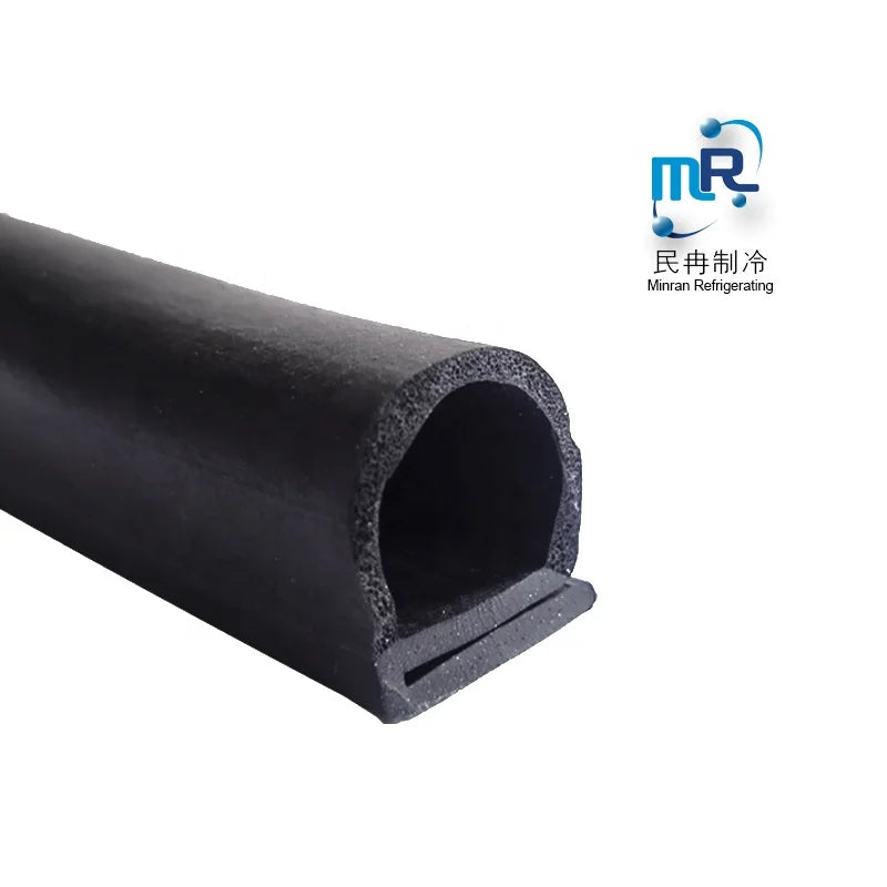 Single E Type EPDM Industrial Screw Cold Room Door Seal for Walk-in Freezers and Chillers
