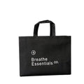 Non Woven Takeaway Bag Eco Friendly Food Packaging Tote Bag Reusable Shopping Bag with Wide Bottom for Restaurant and Bakery