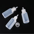 18ml HDPE Eye Dropper Plastic Bottle Pigment Glue Gold Powder Bottle with Crystal Cover Round Nature Color Paint Bottle