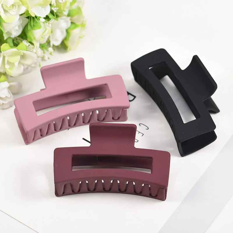 8.5cm Claw Hair Clip Acetic Acid Large Grip Hollow Out Temperament Coils Hair Grab Head Hairpin