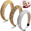 Casual Wash Face Hairband for Woman Sponge Rhinestone Headband Women Hairband