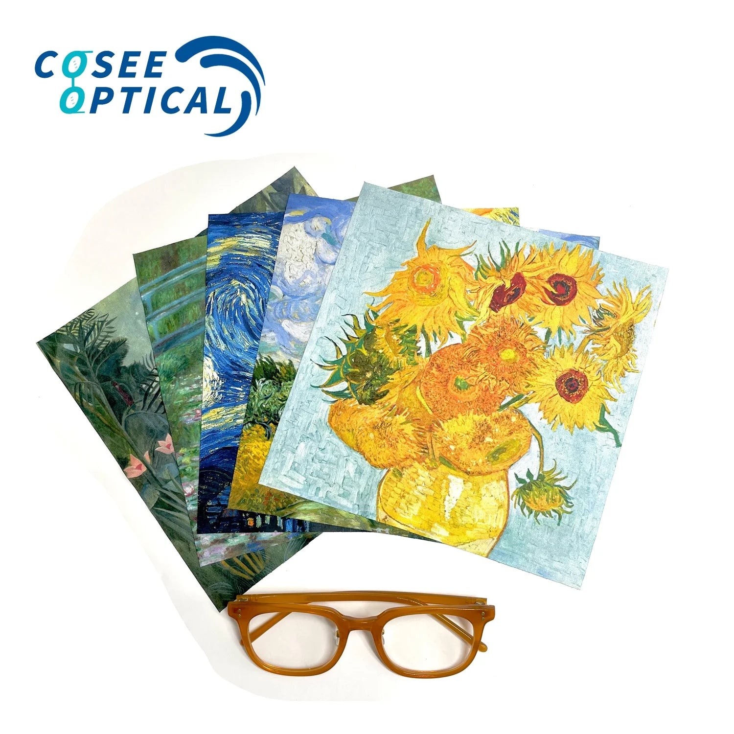 RPET Digital Printed Designer OEM Custom 170-280gram Size Microfiber Screen Jewelry Cleaner Optical Glasses Lens Cleaning Cloth