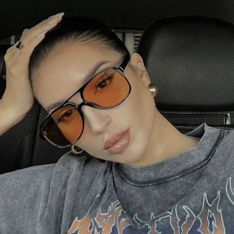 DL Glasses New Arrival Retro Oversize Double Beam Sunglasses Drop Shipping Customizable Low Price Gafas De Sol Sunglasses