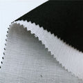 Custom 100% Cotton Top Fuse Shirt Collar Fusing Interlining Washable Woven Interlining Fabric for Suit