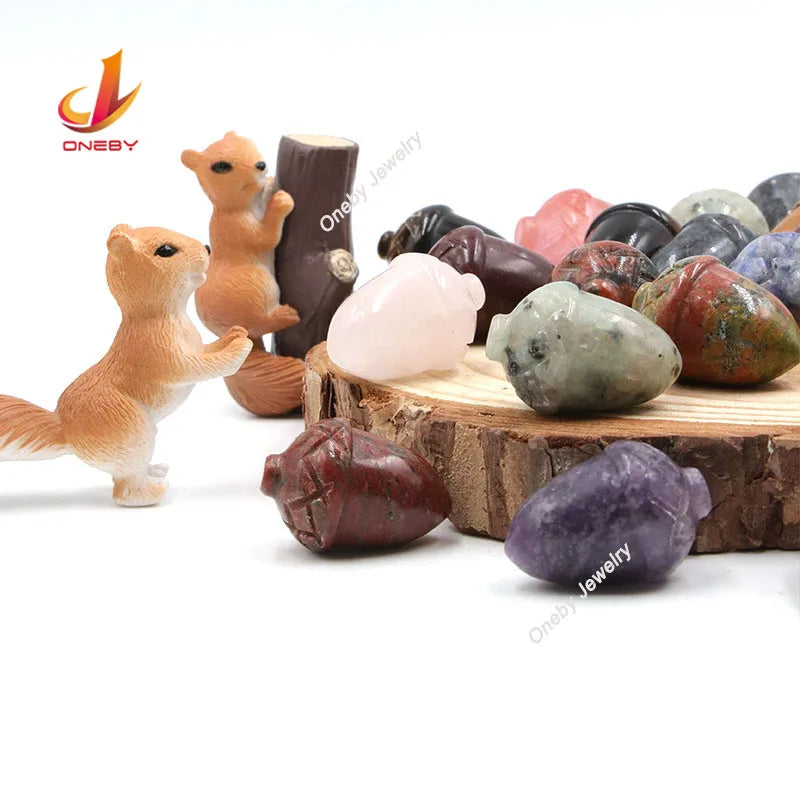 Gemstone Art Luxury kinder Crafted Wedding Hazelnut Crystal Crafts