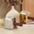 M Ahunderjiaz-Cartoon Silver Creative Modeling Ceramic Mug 3D Hammer Style with Handle Home Drinking Set with Gift Box
