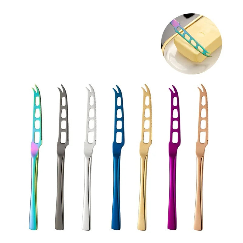 Creative Stainless Steel Hollow Butter Knife Restaurant Cake Decorating Knife Jam Cheese Spatula Baking Shovel