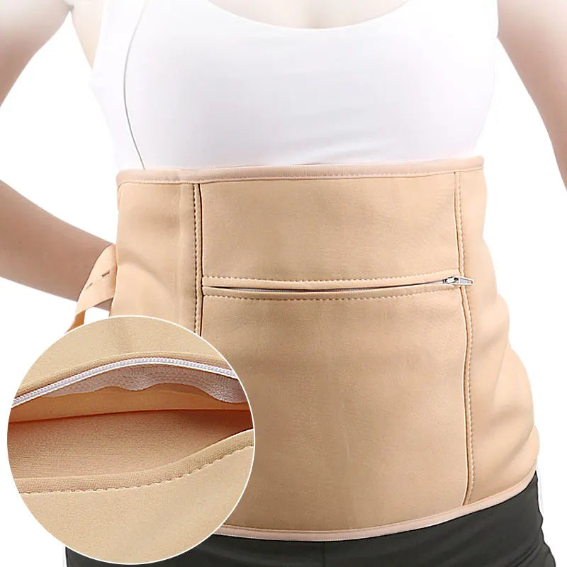 Hot Reusable Around Stomach Organic Cotton Castor Oil Pack Compress Kit Waist Neck Castor Oil Pack