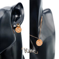 Rose Gold Trendy Pure 18k Real Solid Yellow Gold Necklace Jewelry for Women