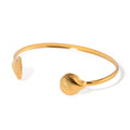 Beach Starfish Seashell Symmetry Adjustable Gold Plated 18K Stainless Steel Fashion Bracelets Wholesale Bangles Bangle Jewelry