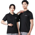 Heavyweight Plus Size Men's Polo T-shirts Women 100% Cotton Short Sleeve Lapel Tactical Yellow and Black Polo Shirt