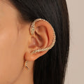 Fashionable Winding Ear Hanging Snake-shaped Earrings Punk Exaggerated Earrings Temperament Jewelry for Women