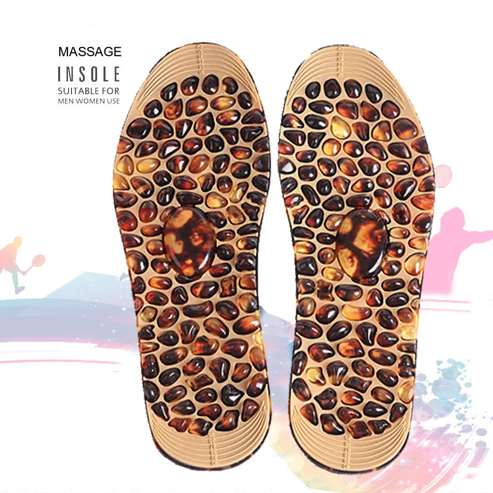 Sole Acupoint Massage Insole Pressure Relief TPR Pebble Press Sports Shoes Sole Anti slip Full Pad Wholesale