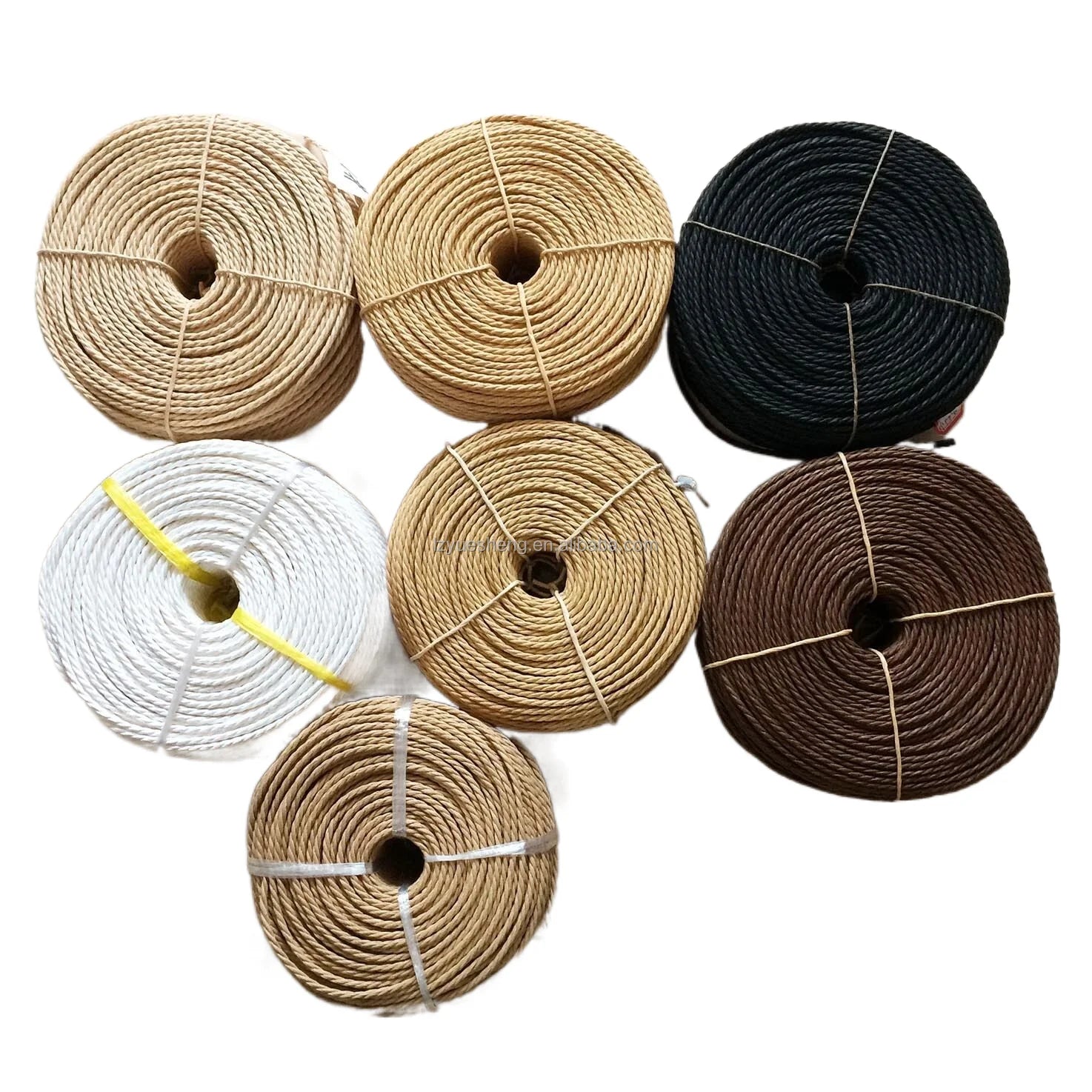 Factory Directly Chair Furniture Twisted Paper Rope Recycled Rope Kraft Danish Paper Cord Braiding Rope  for Chairs and Knitting