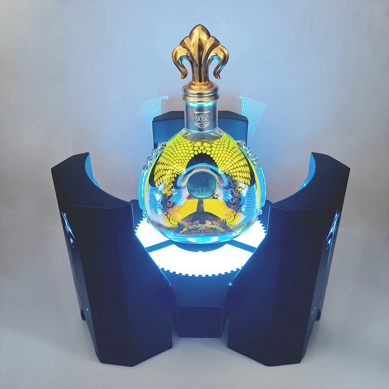 For Durable Custom Neon Sign Hotel LED Board Billboard Bottle Glorifier VIP Acrylic Logo Decoration Display Racks