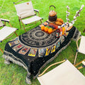 DaiRui Christmas Decoration Boho Knitted Tapestry  Double-sided Use Picnic Blanket //