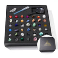 Wholesale Natural Crystal Healing Stone Tumbling Stone Box Set for Decoration