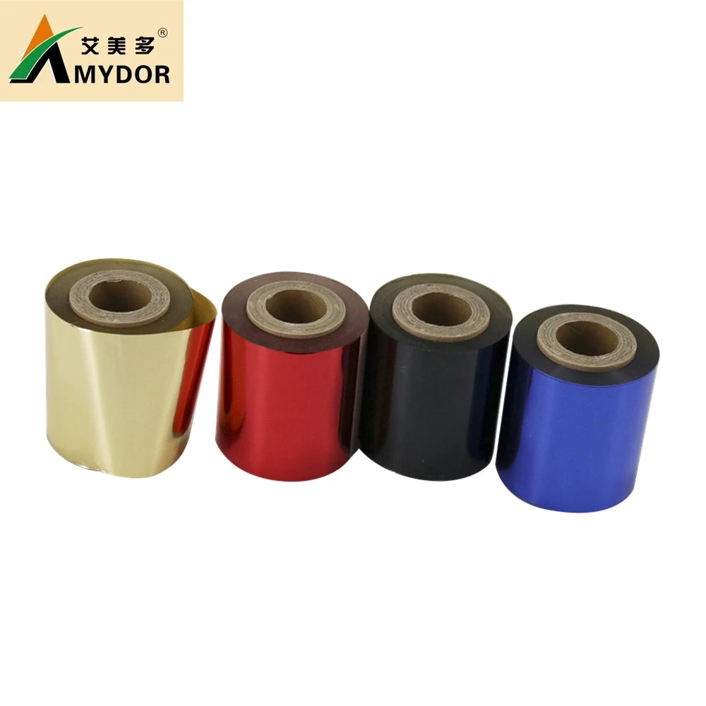Amdor Digital Gold Foil Printing Machine Low Temperature Cold Foil Ribbon / Aluminum Foil