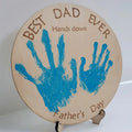 Art Deco Style Wooden Craft for Father's Day Creative and Elegant Ornament Decoration Gift