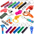 Wholesale Survival Whistles for Outdoor Hiking Camping Climbing Safety Teacher Referee Whistle Keychain Dog Training Silbato