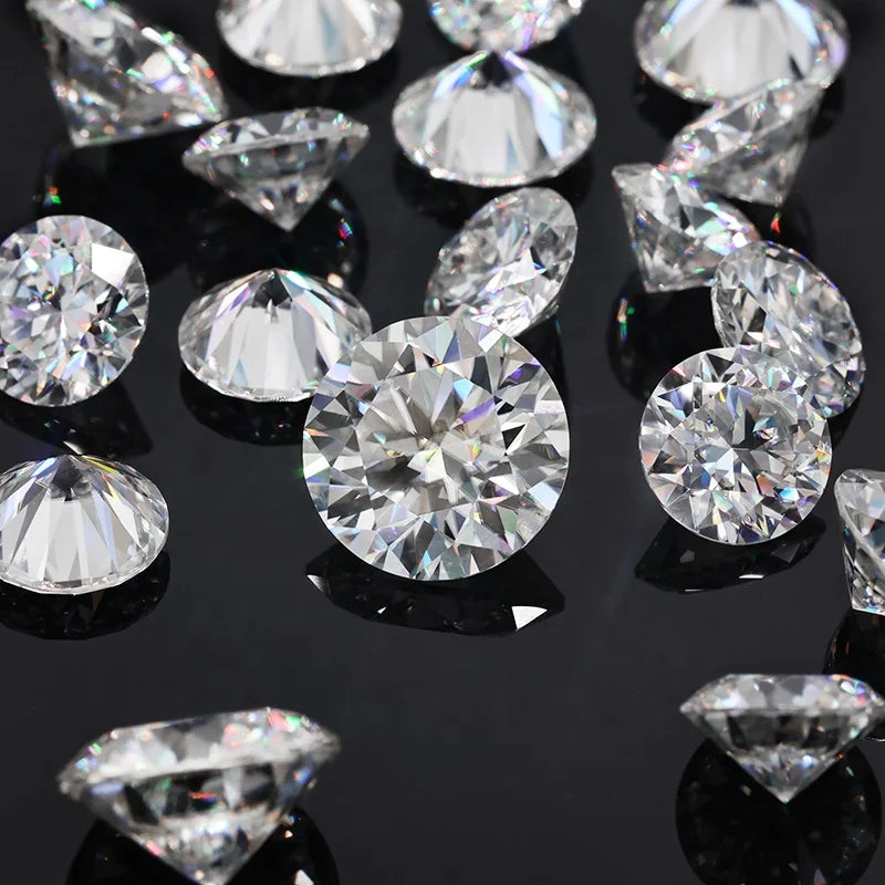 Goldstones 3-18MM GRA Certificated Moissanite Factory VVS D EF GH White Loose Moissanite Stone Round Moissanite Wholesale Price