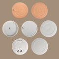Wholesale Paper Lid for Coffee Cup Disposable Paper Cups With Paper Lids