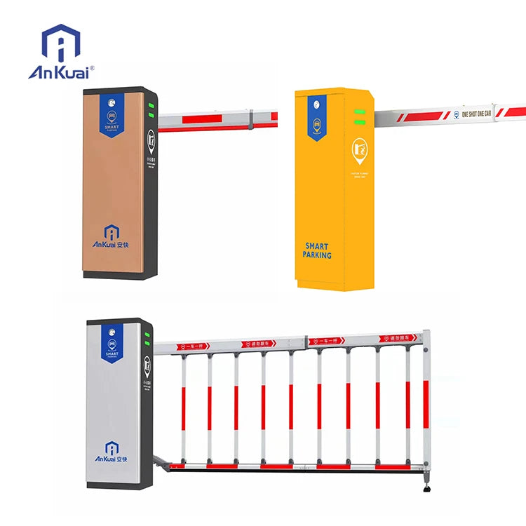 ANKUAI 10 Million Lifetime Servo Motor Barier DC 24V Electric Automatic Parking Gate Boom Barrier Price