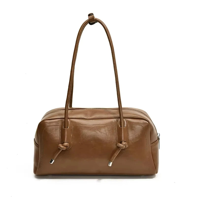 PU Leather Underarm Shoulder Bags Trendy Purses Custom Handbags for Women Luxury with Logo