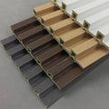 Waterproof WPC Boards for Home Ceiling Design Bamboo Material with Brushed Technics for Wall Decoration